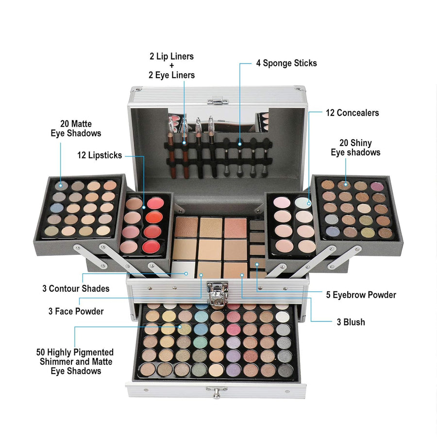 Joyeee Juego de regalo de maquillaje todo en uno, kit completo de m...
