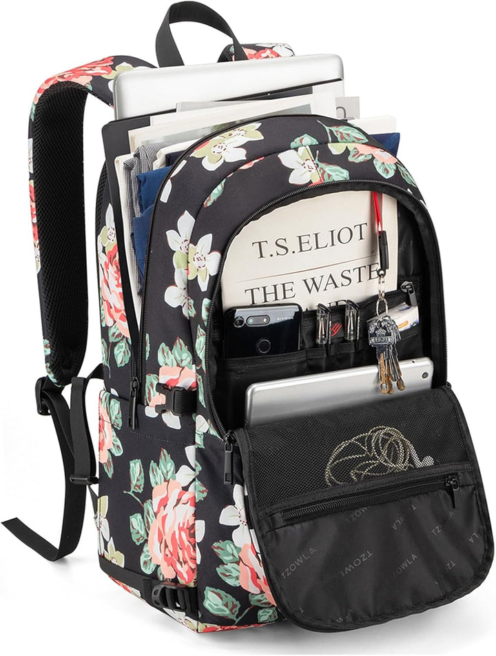 Tzowla - Mochila para mujer, elegante, de viaje, informal, mochila...