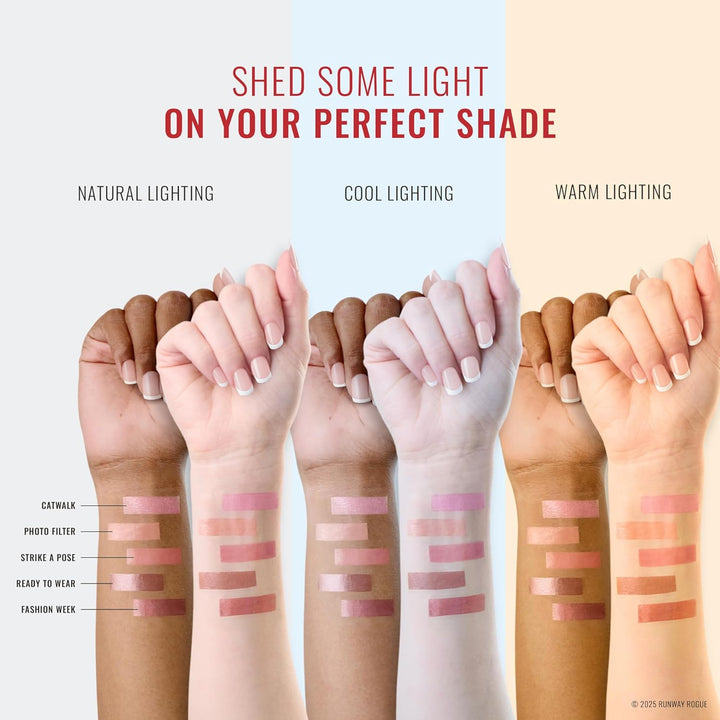 Runway Rogue LuxGloss Trío de Brillo de Labios, Conjunto de Brillo...