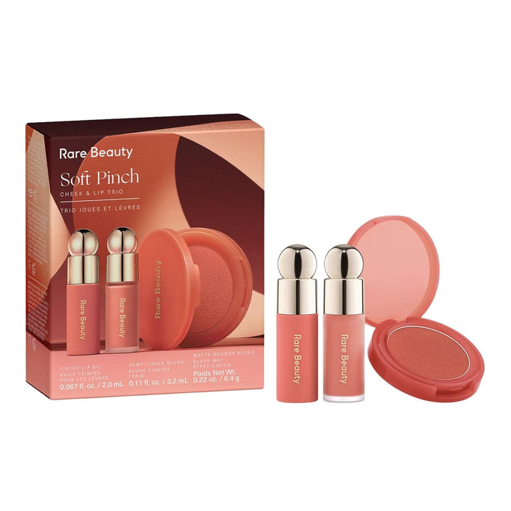 Rare Beauty Soft Pinch Cheek &amp; Lip Trio - Rubor mate, mini rubo...