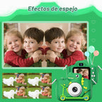Juguetes de cámara selfie para niñas de 3 a 9 años, juguete de cámara de video digital con cubierta protectora, regalos de festival de cumpleaños de Navidad para niñas de 3 a 9 años