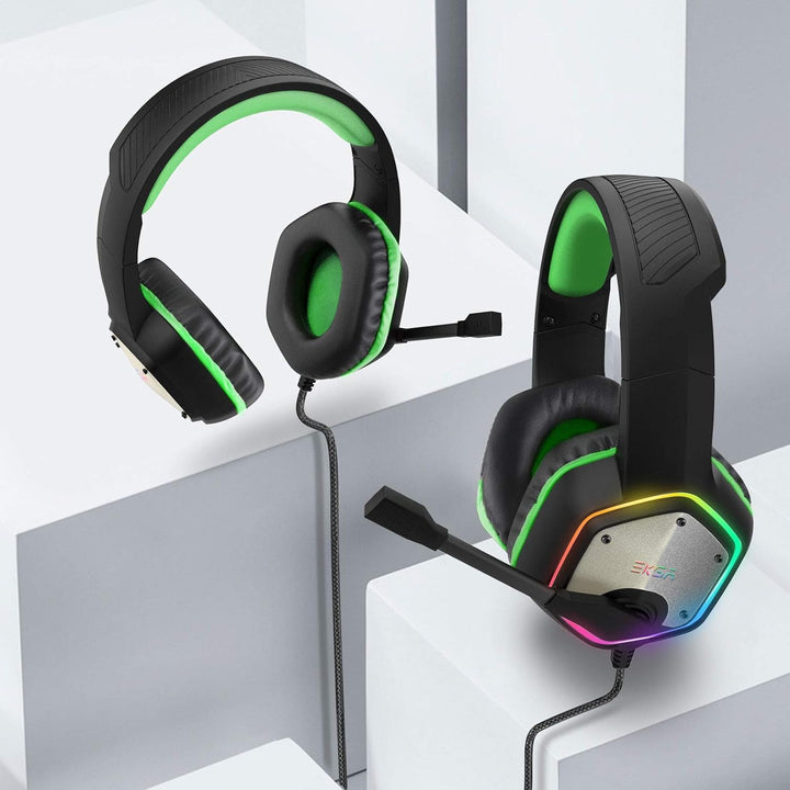 EKSA E1000 - Auriculares para juegos, auriculares para computadora...