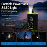 Roadvo [10000 mAh] Inflador de neumáticos Compresor de aire portáti...