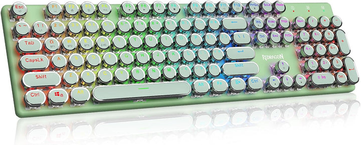 Redragon K710 Teclado mecánico inalámbrico para juegos, Bluetooth\/...