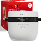 Instant Olla arrocera de 20 tazas, olla multicocción de arroz y granos con tecnología de reducción de carbohidratos sin comprometer el sabor o la textura, de los fabricantes de Instant Pot, incluye 8 ajustes preestablecidos de cocción