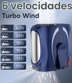 Ventilador de cintura portátil AI, 6 velocidades 16000RPM de flujo...