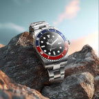 LO Reloj Oyster para hombre, cronógrafo analógico, de cuarzo, acero inoxidable, impermeable, cristal de zafiro, regalo de lujo, simple y casual