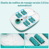 HOSPAN Spa de pies plegable con calor, burbujas, luz roja y control...