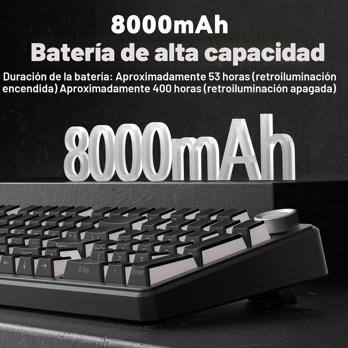 AULA F99 Pro Teclado mecánico inalámbrico - Versión silenciosa, BT5...