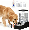 RIZZARI Dispensador de tazón de agua para perros de 2.64 galones: grande