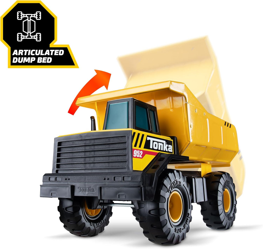 Tonka Steel Classics Mighty - Camión volquete fabricado con acero y...