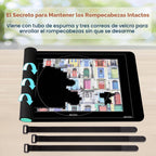 Pohxev - Tapete enrollable para rompecabezas, almohadilla portátil ahorradora de 48" x 31" para hasta 2000 piezas, alfombrilla enrollable para rompecabezas con parte inferior de goma antideslizante y