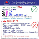 mCover Funda solo compatible con Lenovo V15 G4 \/ G5 \/ G6 Series 2...