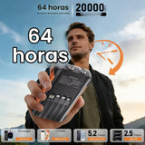 Nymzixt Cargador Solar Power Bank 20000mAh, Cargador Portátil con 4...