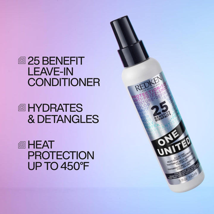 Redken One United - Acondicionador sin enjuague todo en uno, tratam...