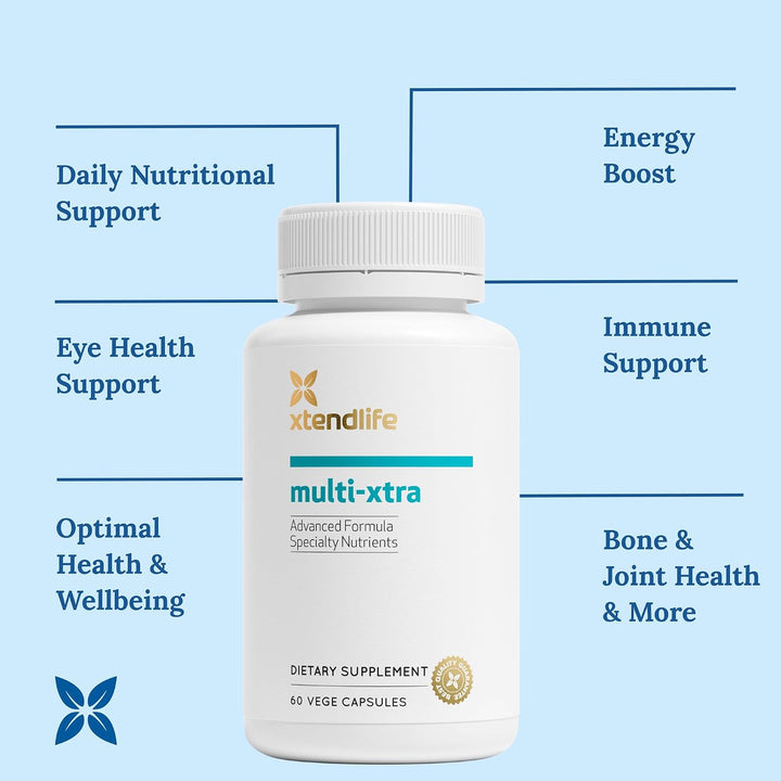 Xtend-Life, Multi-Xtra, multivitamínico avanzado y suplemento miner...