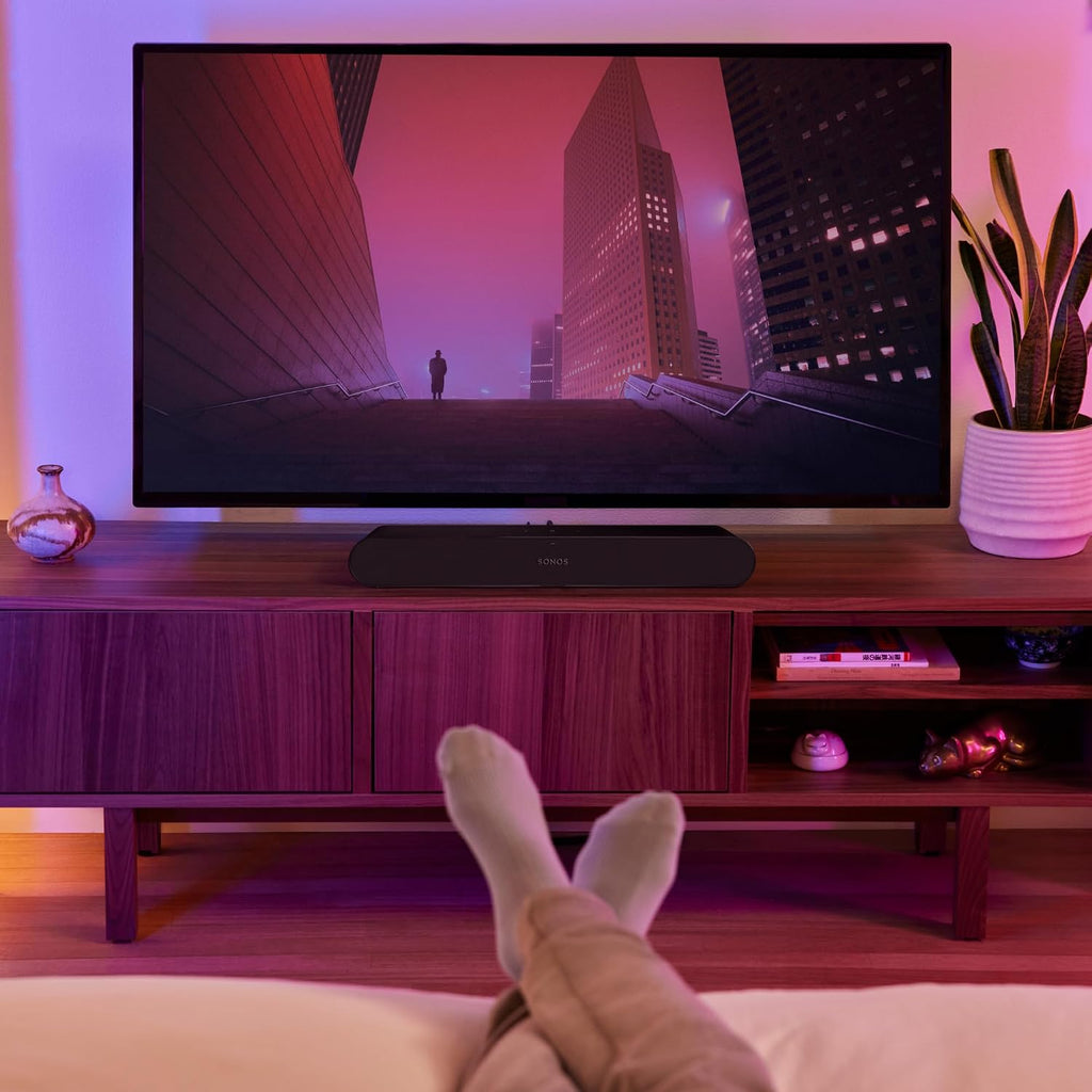Sonos Ray - Barra de sonido compacta para TV y música, color negro