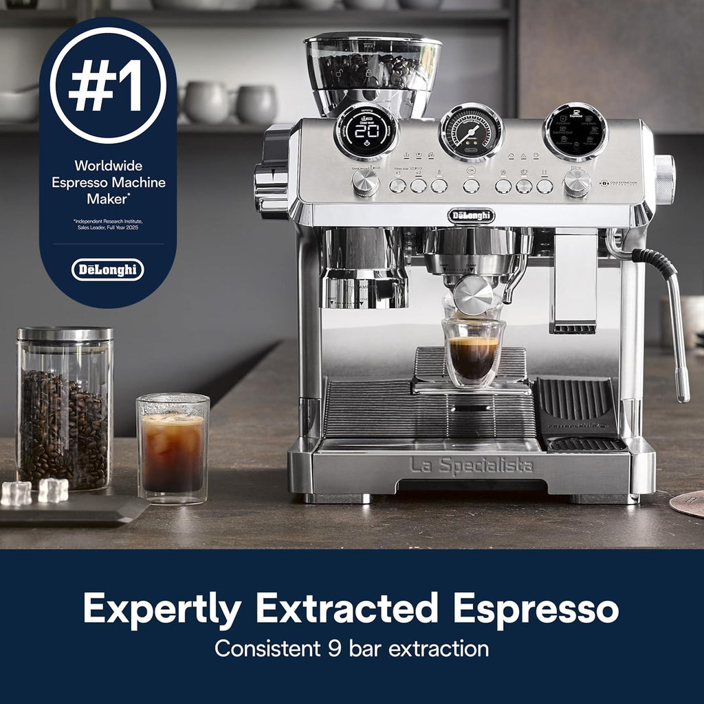 De'Longhi La Specialista Maestro - Máquina de café expreso con molinillo de
