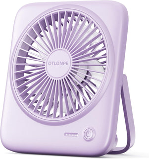 Otlonpe Ventilador de escritorio personal portátil alimentado por b...