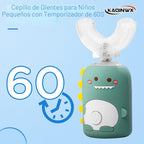 KAQINWX Cepillo de dientes eléctrico en forma de U para niños de 2...