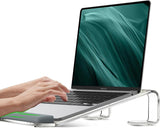 JCZT Soporte de Laptop de Acrílico Transparente para Escritorio, co...