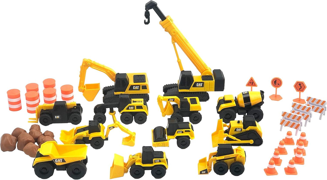 CatToysOfficial CAT Little Machines Mega juego con grúa