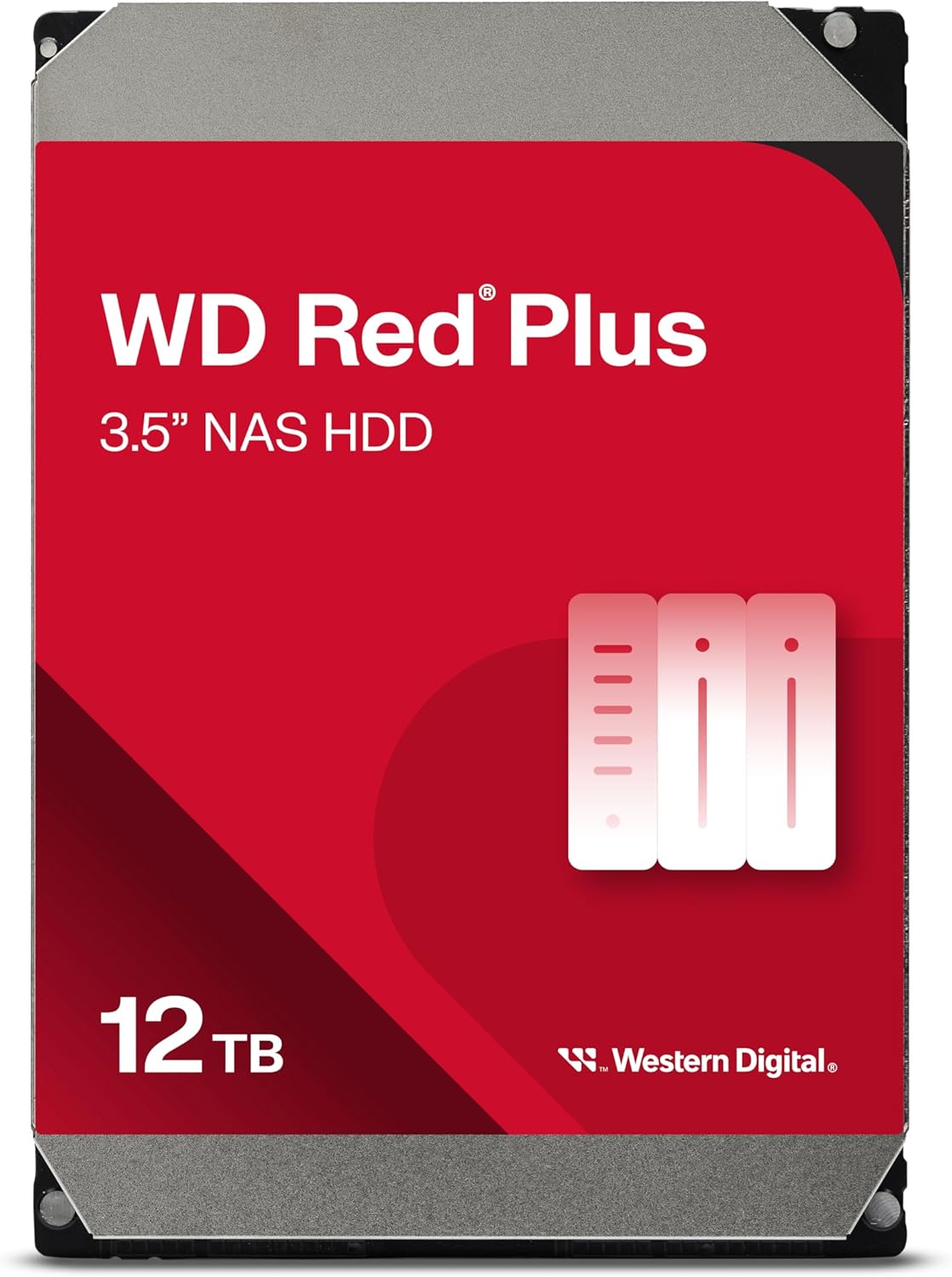 Western Digital Disco duro interno WD Red Plus NAS de 12 TB - 7200...