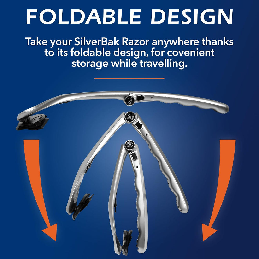 Afeitadora de espalda baKblade 2.0 SilverBak para hombres: afeitado...