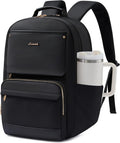 LOVEVOOK Mochila para laptop para mujer con bolsillo para taza de g...