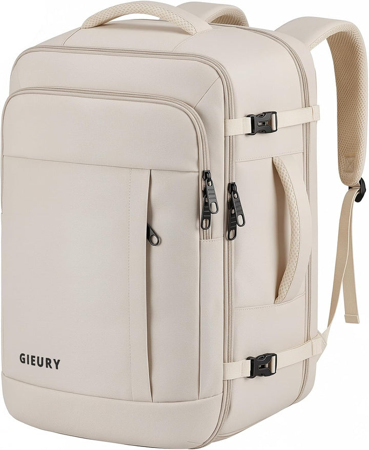 Gieury Mochila de viaje, mochila extragrande expandible de 50 litro...