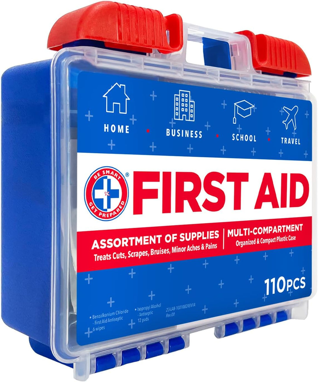 Be Smart Get Prepared Kit de primeros auxilios de 110