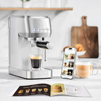 CASABREWS Máquina de café espresso de acero inoxidable 3700 Essential con