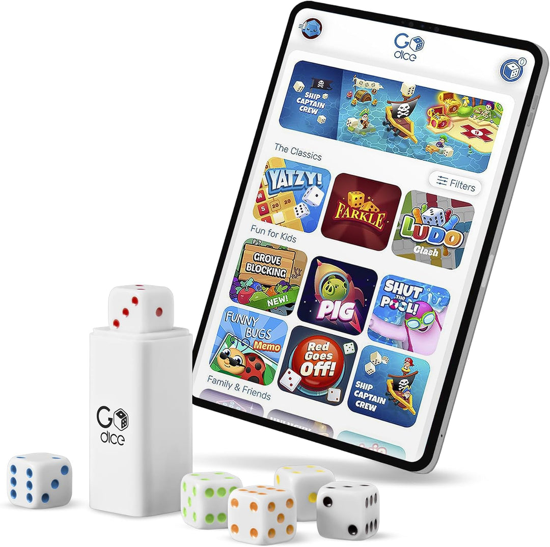 GoDice Paquete completo - 6 dados inteligentes conectados