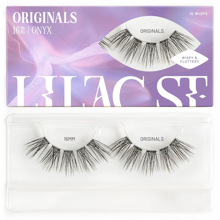 Lilac St - Originales racimos de pestañas falsas naturales (16mm) -...