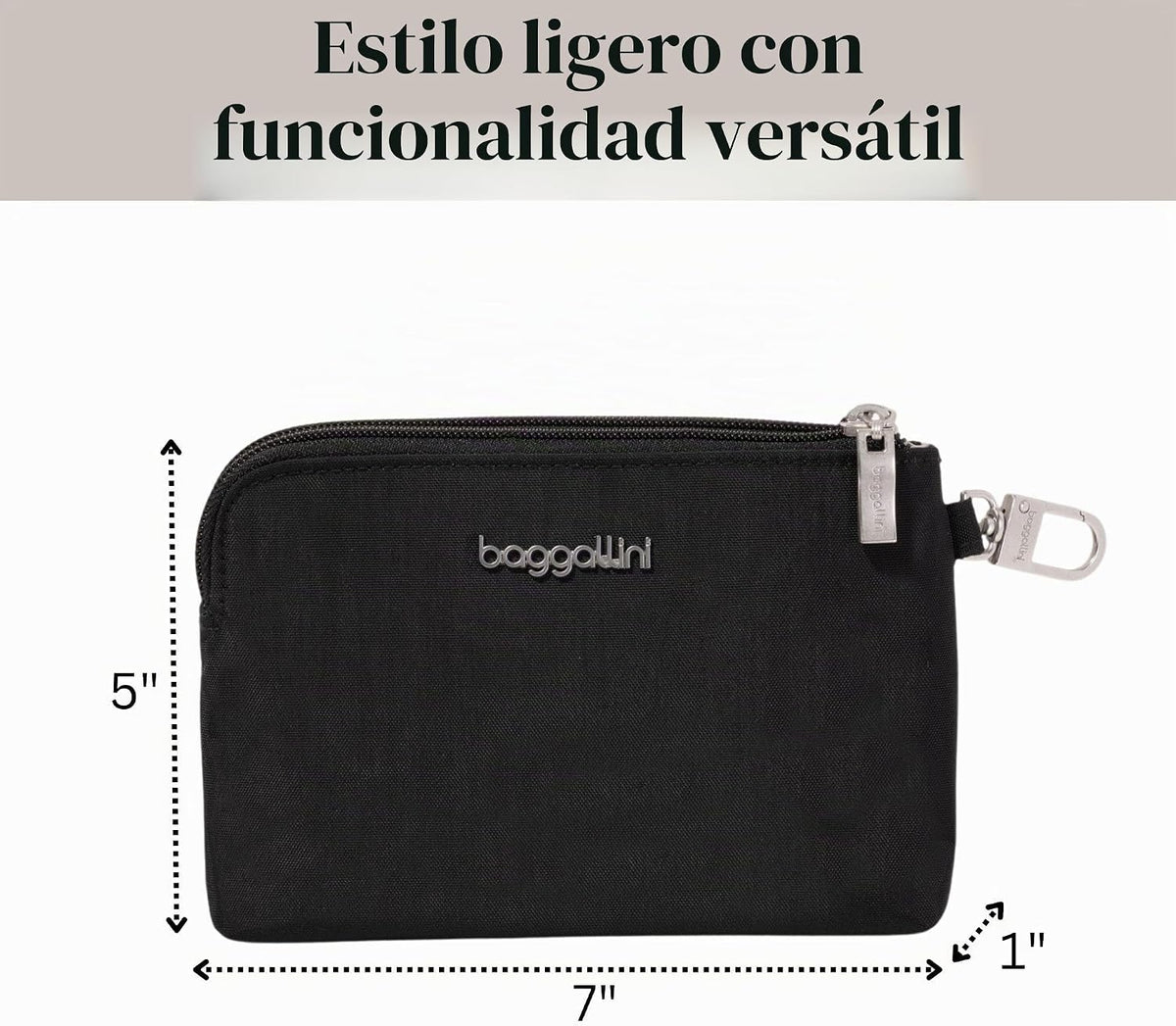 Baggallini Bolsa RFID diaria para llevar