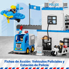 Juguete grande de la estación de policía, juguetes grandes