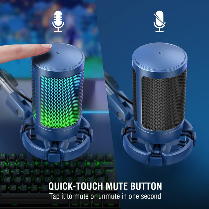 FIFINE - Kit de micrófono USB para juegos, transmisión, grabación y...