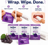Spiffies Toallitas de dientes para el cuidado bucal del bebé, pañue...