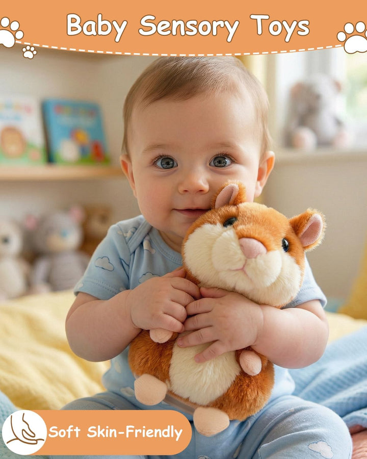 Hámster parlante de peluche que repite lo que dices de Halobang, re...