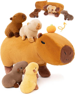 OUOZZZ - Juguete de peluche Carpincho, 5 en 1, animal de peluche gr...
