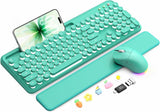 Combo de teclado y mouse inalámbricos: teclado retroiluminado con r...