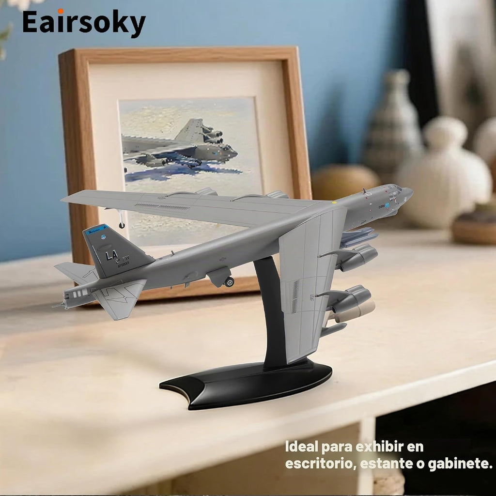 1:200 Escala B-52H Stratofortress Stratofortress Strategic Bomber Modelo de aviones militares Modelos de aleación para colección o regalo