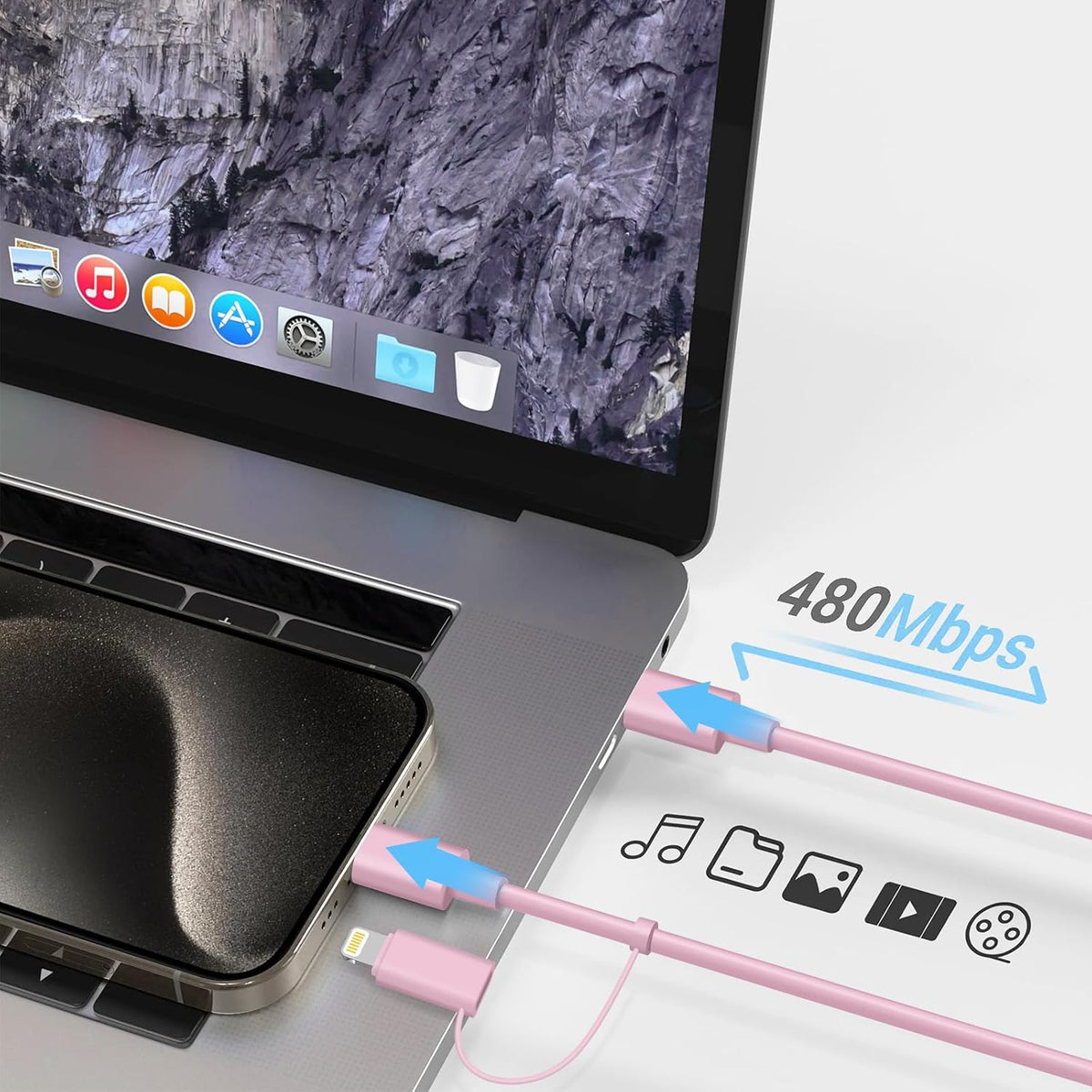 Cargador de carga rápida para iPhone 17, 16, 15, paquete de 3 cargadores USB C, cable Lightning de 6 pies y cable USB C tipo C para iPhone 17/17 Plus/17 Pro Max/Air/16/16 Plus/16 Max/15 Pro Max/14 Max