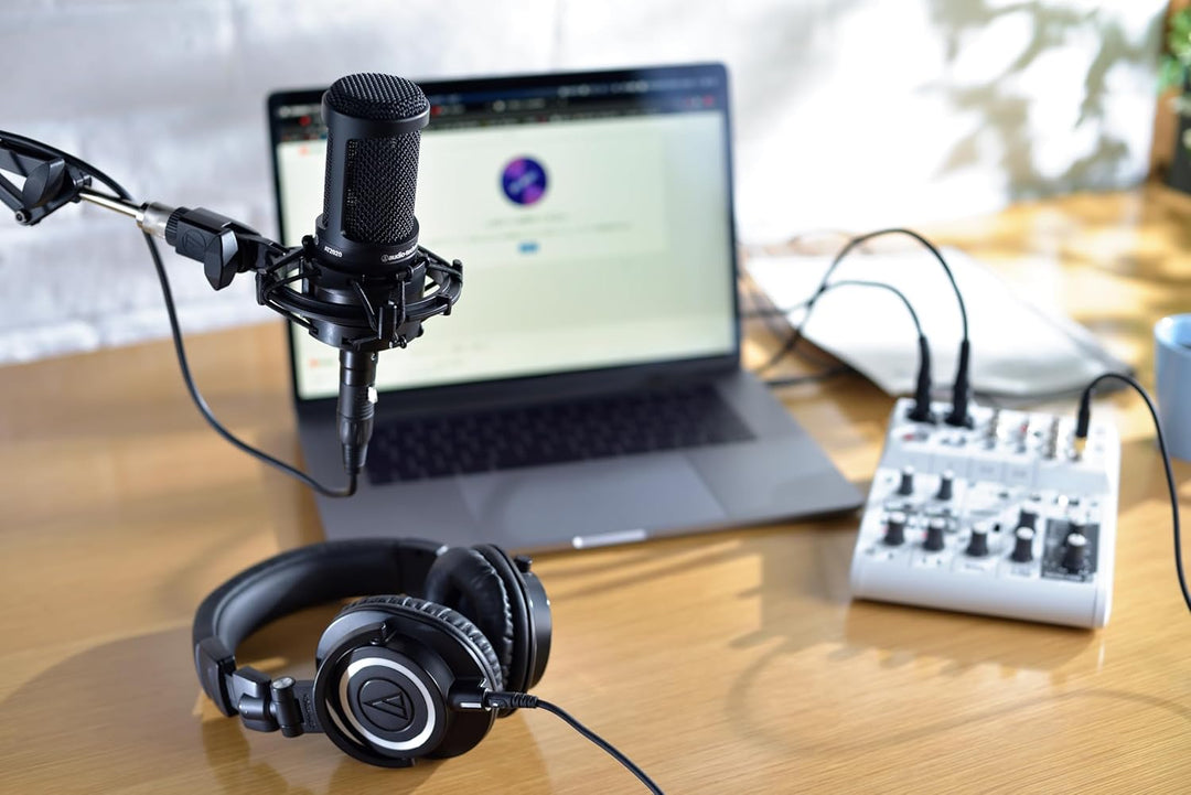Audio-Technica AT2020 Micrófono de estudio de condensador cardioide...