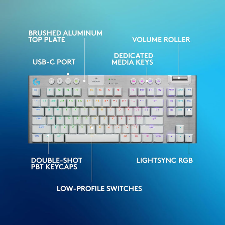 Logitech G 915 X Lightspeed TKL Teclado inalámbrico para juegos de...