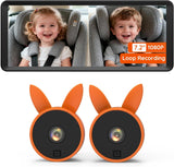 Babyvue BV3 MAX Monitor de bebé con cámara dual para automóvil con...