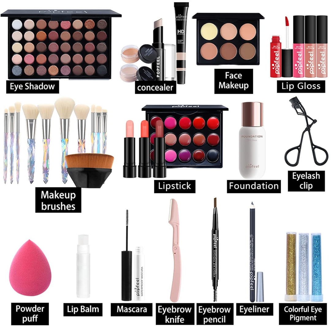 Pure Vie Juego de maquillaje sorpresa todo en uno para regalo navid...