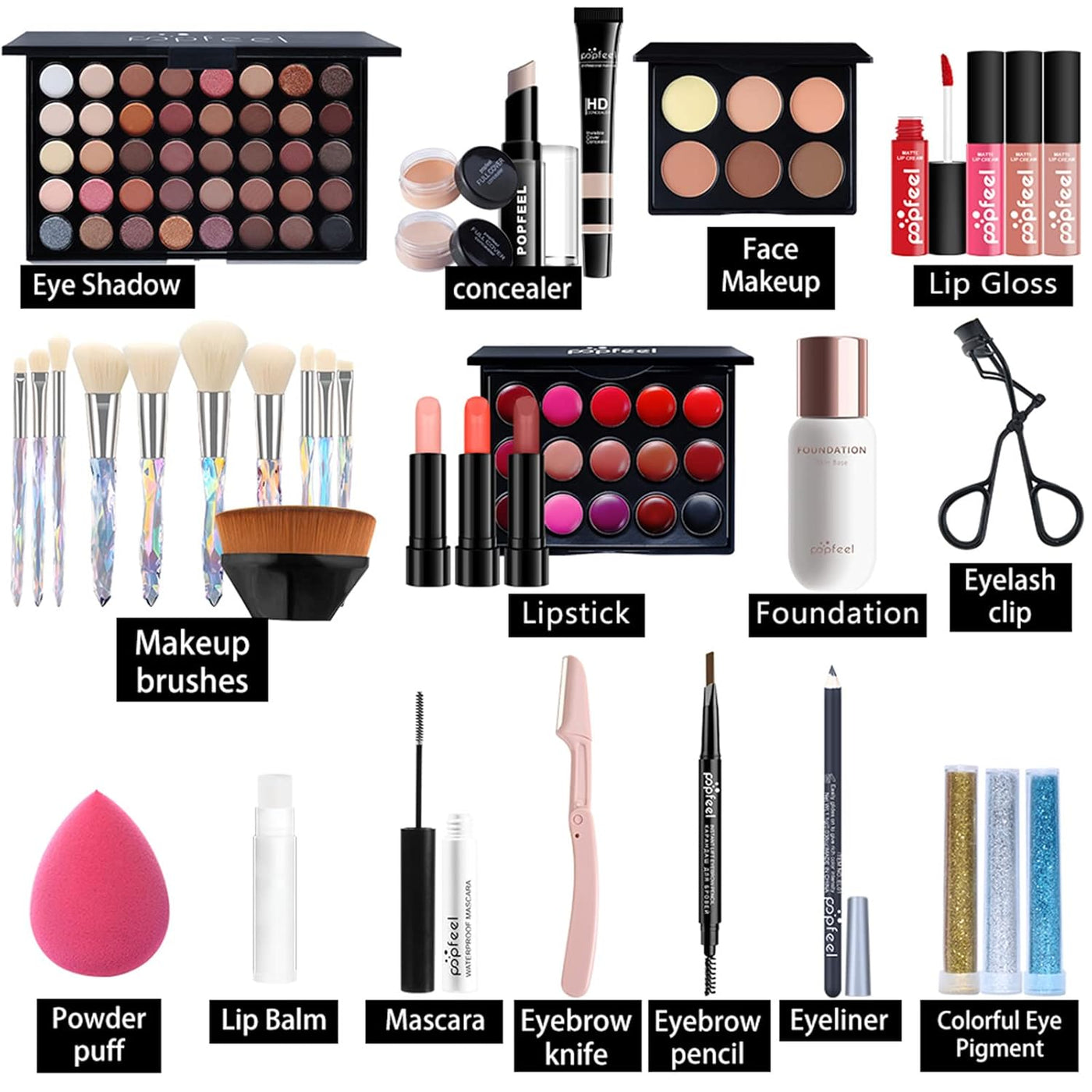 FantasyDay Juego de regalo de maquillaje todo en uno | Kit de maqui...
