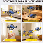 Holy Stone HS210FS Mini Drone para niños principiantes, juego de cuadricóptero RC para interiores de 2 jugadores con modo de batalla, giros de 360°, mosca circular, modo sin cabeza, retención de