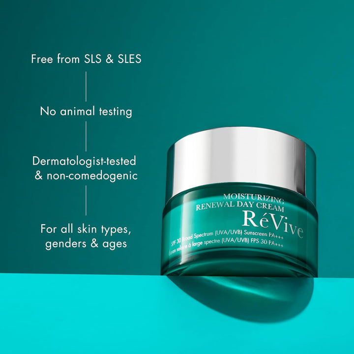RéVive Crema hidratante facial Renewal con SPF 30 \u2013 Crema faci...